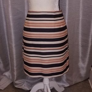 Loft Striped Skirt